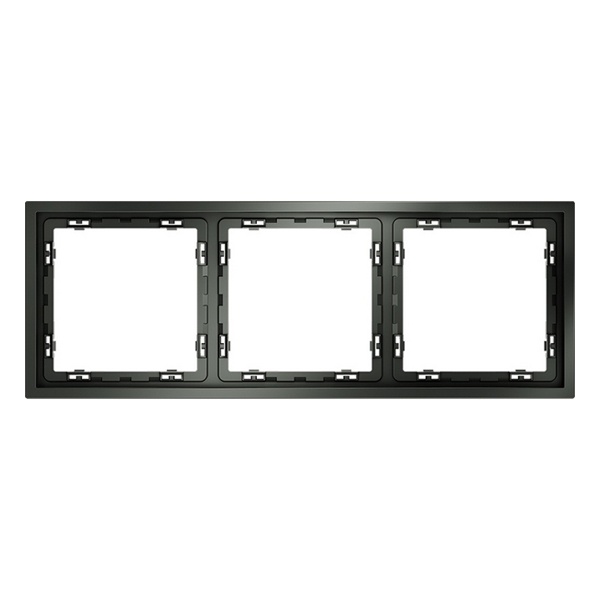 Рамка пластиковая Voltum S70 на 3 поста титан