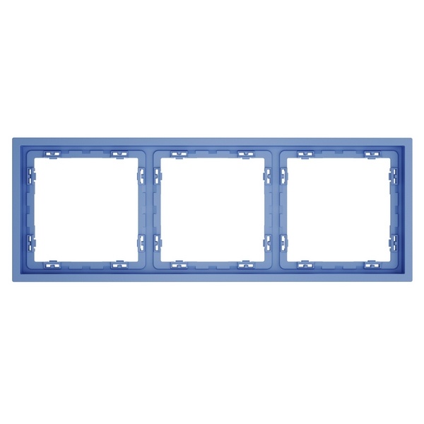 Рамка пластиковая Voltum S70 на 3 поста деним