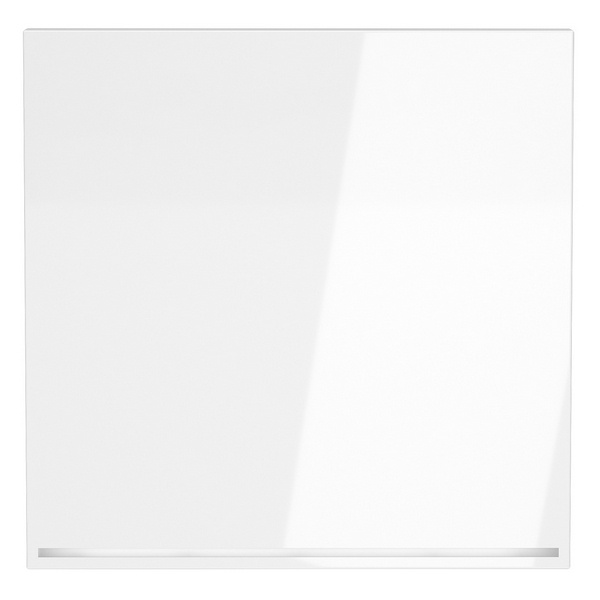 Клавиша Voltum S70 для выключателя/переключателя одноклавишного с подсветкой белый глянцевый