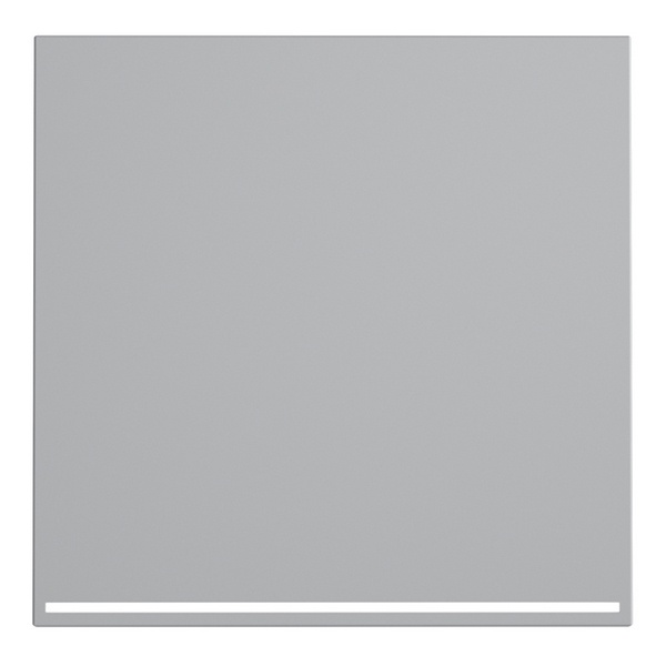 Клавиша Voltum S70 для выключателя/переключателя одноклавишного с подсветкой серый