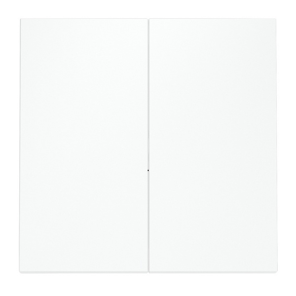 Клавиши Voltum S70 для выключателя/переключателя двухклавишного белый матовый