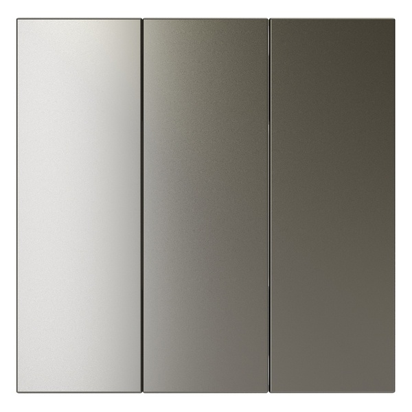 Клавиши Voltum S70 для выключателя/переключателя трехклавишного шелк