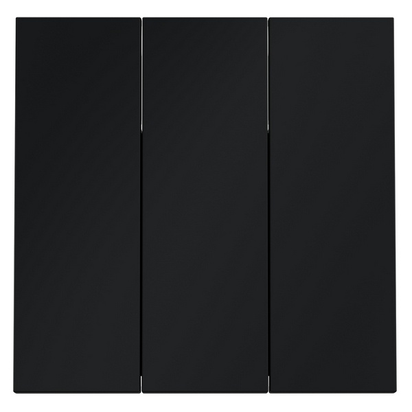 Клавиши Voltum S70 для выключателя/переключателя трехклавишного графит