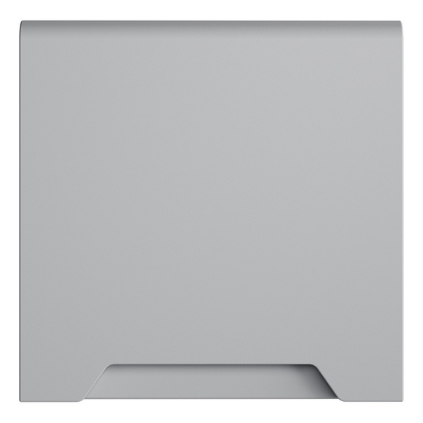 Накладка Voltum S70 для розетки с заземлением защитными шторками и крышкой серый