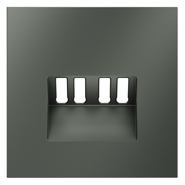 Накладка Voltum S70 для розетки акустической 4-местной  титан