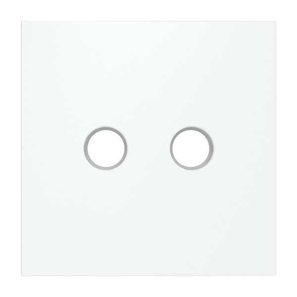 Накладка Voltum S70 для розетки телевизионной оконечной TV+SAT белый матовый