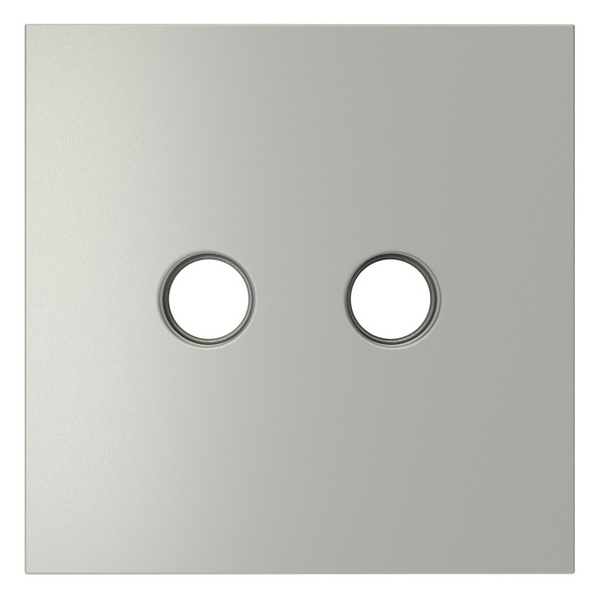 Накладка Voltum S70 для розетки телевизионной оконечной TV+SAT сталь