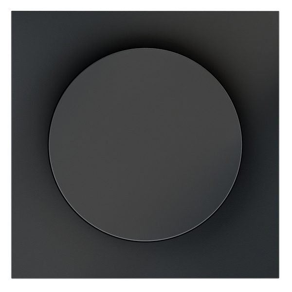 Накладка Voltum S70 для светорегулятора поворотно-нажимного графит