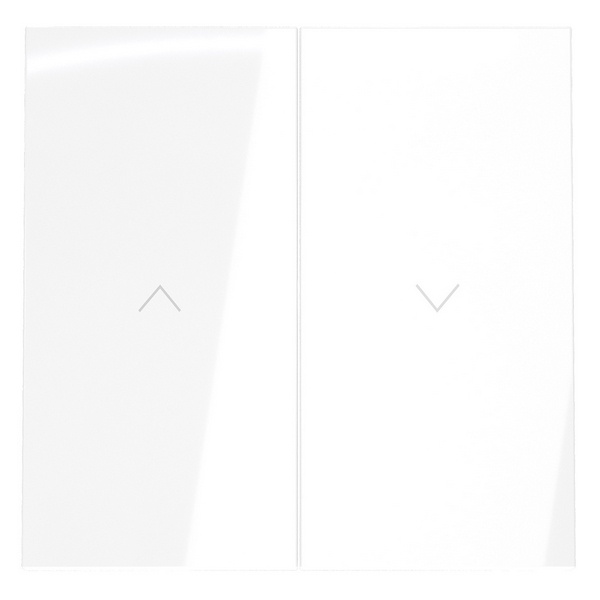 Клавиши Voltum S70 для выключателя жалюзи белый глянцевый