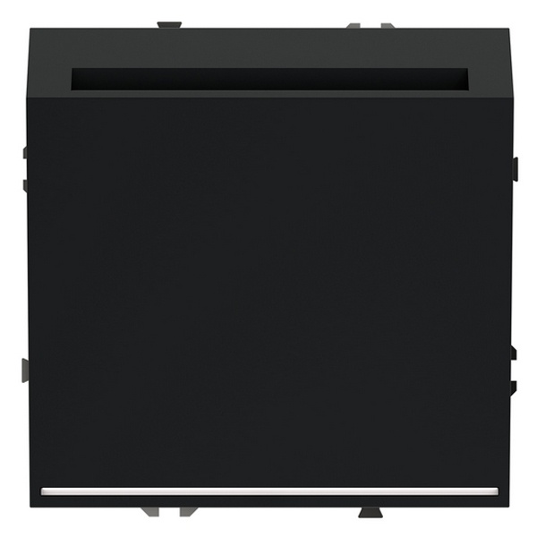 Выключатель карточный встраиваемый Voltum S70 16А черный матовый