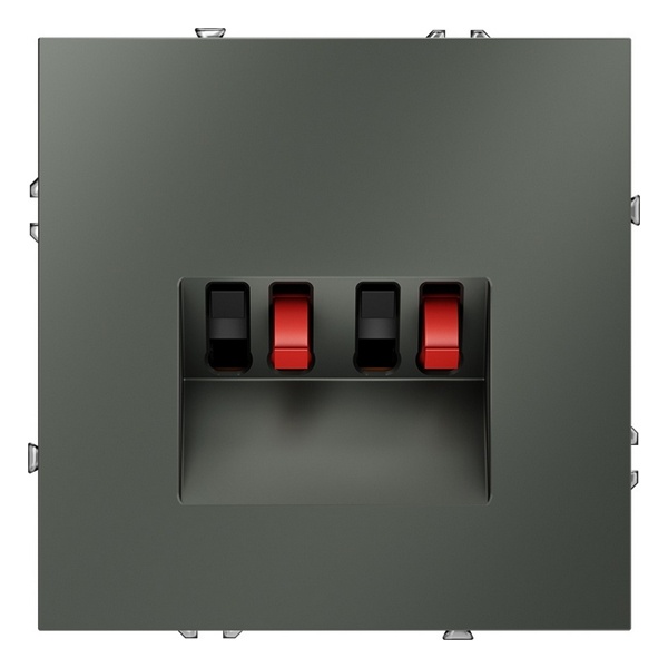 Розетка акустическая встраиваемая Voltum S70 4 подключения титан