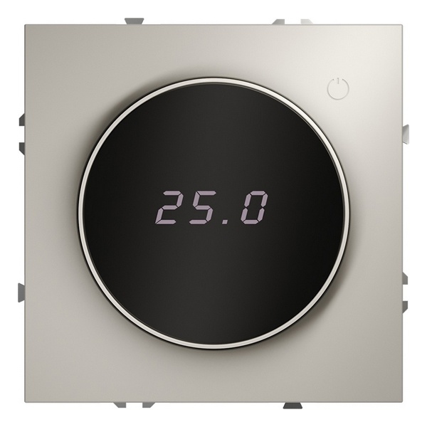 Терморегулятор электронный для теплого пола Voltum S70 с индикацией и датчиком кашемир