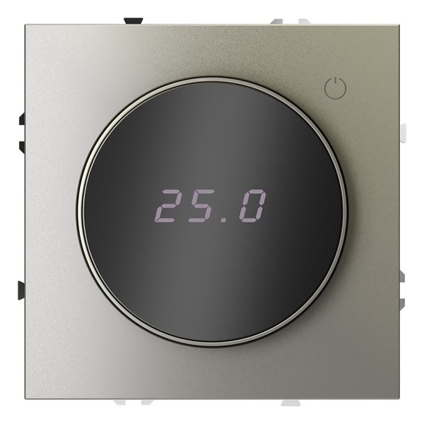 Терморегулятор электронный для теплого пола Voltum S70 с индикацией и датчиком шелк