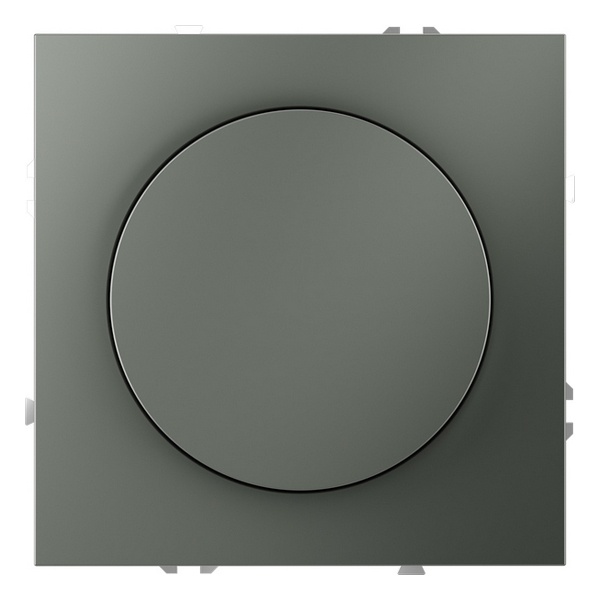 Светорегулятор встраиваемый Voltum S70 поворотно-нажимной 600 Вт титан