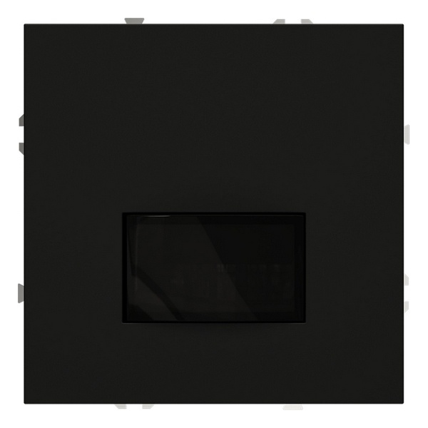 Датчик движения встраиваемый Voltum S70 черный матовый