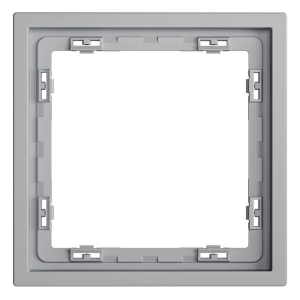 Рамка пластиковая Voltum S70 на 1 пост серый