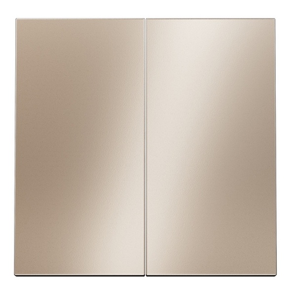 Клавиши Voltum S70 для выключателя/переключателя двухклавишного Metal платина