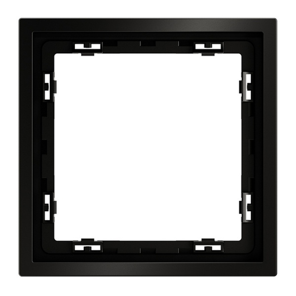 Рамка металлическая Voltum S70 на 1 пост Metal антрацит