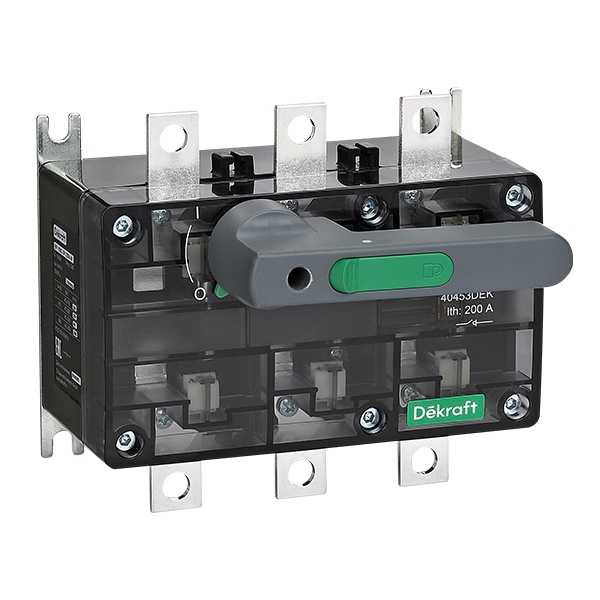 Выключатель-разъединитель DEKraft ВР-103С 125А 3Р с видимым разрывом