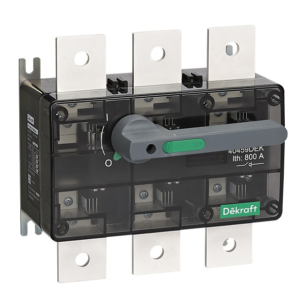 Выключатель-разъединитель DEKraft ВР-106С 500А 3Р с видимым разрывом