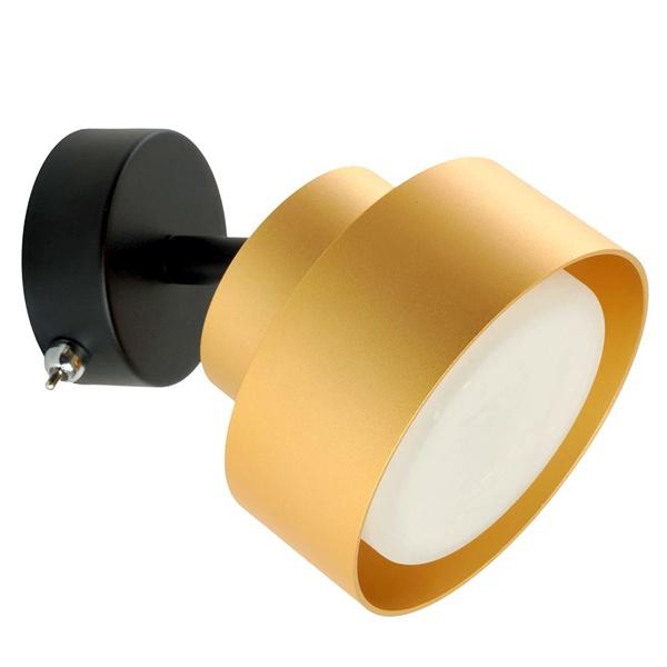 Светильник настенный Feron HL3670 12W 230V GX53 золото, алюминий, IP20 110x70x138mm