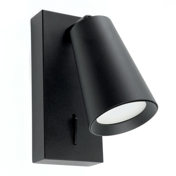 Светильник настенный Feron ML1850 35W 230V GU10 черный, алюминий, IP20 65x60x140mm