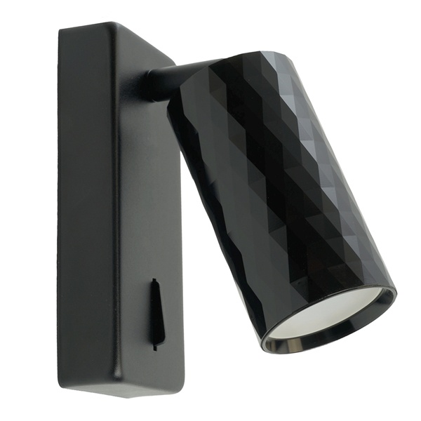 Светильник настенный Feron ML1880 35W 230V GU10 черный, алюминий, IP20 55x55x140mm