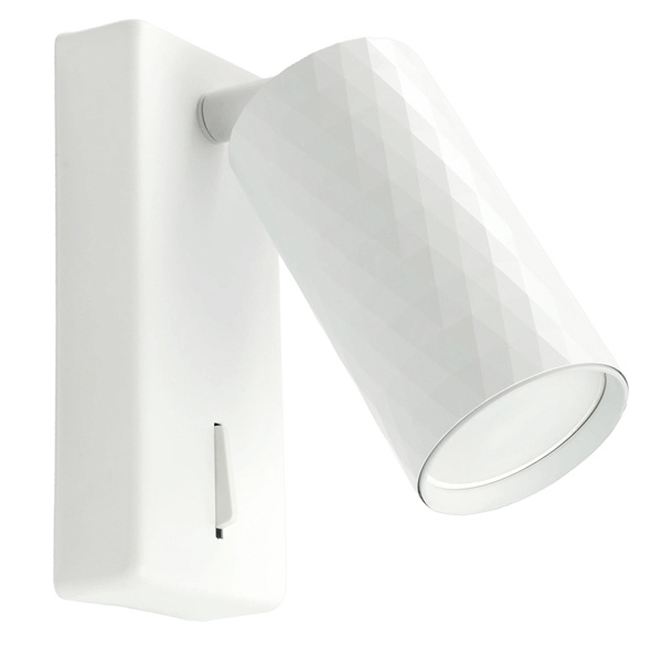 Светильник настенный Feron ML1880 35W 230V GU10 белый, алюминий, IP20 55x55x140mm