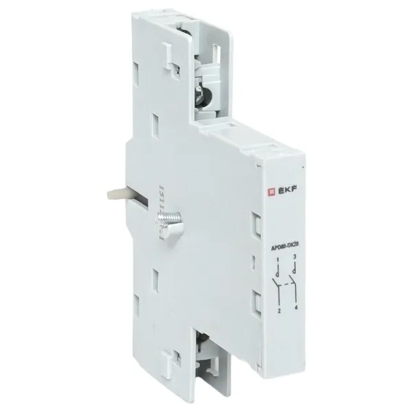 Дополнительный блок контактов EKF ДКБ-20 боковой для АПД-80 2НО