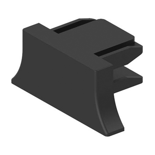 Заглушка пластиковая для шинопровода Feron, черный, LD1011 для CAB1003