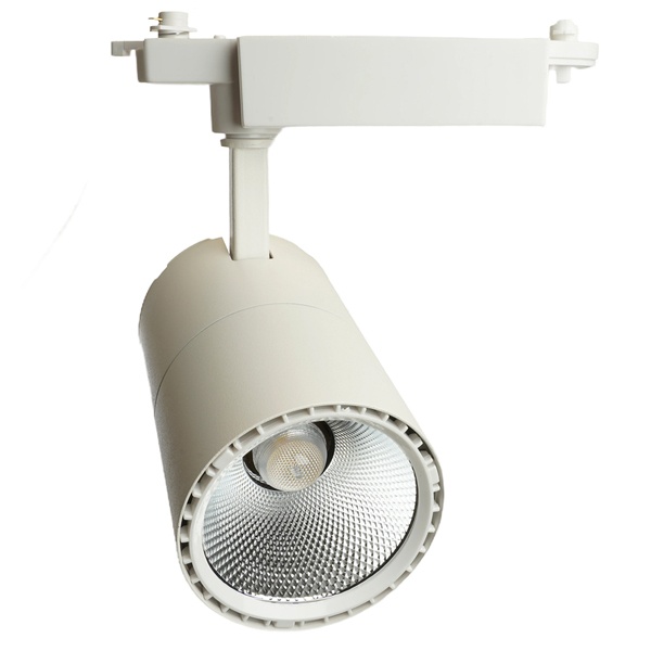 Трековый светодиодный светильник AL103 TrueColor 40W 4000K 3600Lm 35° однофазный, белый