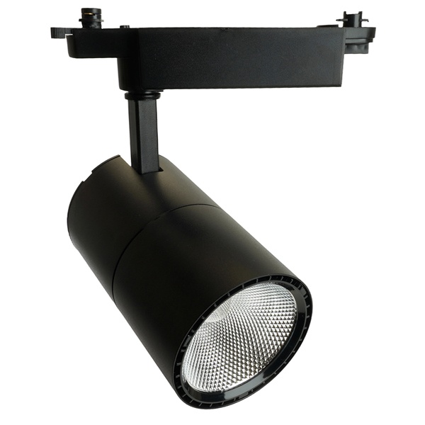 Трековый светодиодный светильник AL103 TrueColor 40W 4000K 3600Lm 35° однофазный, черный