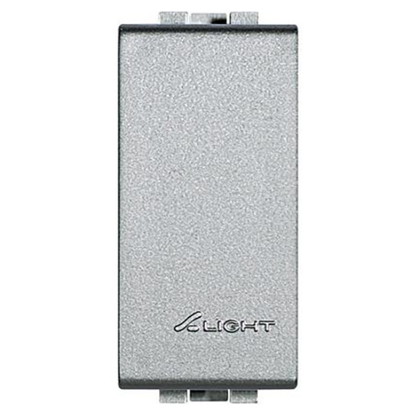 Заглушка 1 модуль LivingLight Алюминий