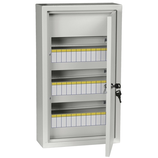 Щит металлический ИЭК TITAN 3 ЩРн-36з-1 36(3х12) модулей навесной 540х310х120 УХЛ3 IP31 серый