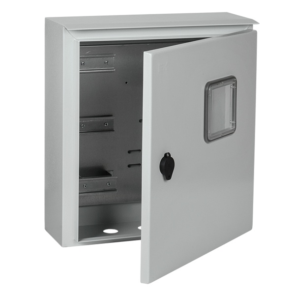 Щит металлический влагозащищенный ИЭК ЩУ3/1-0 74 У1 445х440х150 на 3-ф счетчик IP66