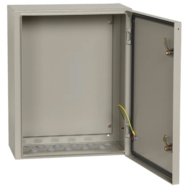 Щит металлический влагозащищенный ИЭК ЩМП-2-0 У2 IP54, с монтажной платой 500х400х220