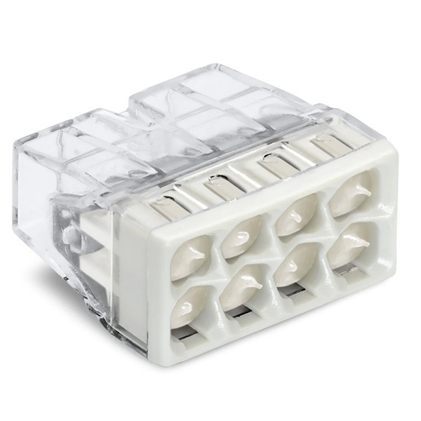 Клеммник WAGO 8 (одножильных) х 0,5-2,5 мм 24A Cu/Al с пастой Alu-Plus [уп. 50шт]