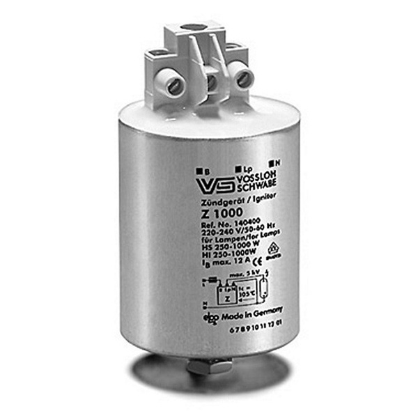 ИЗУ VS Z 1000 S 250-1000W 220-240V 4,0-5,0kV 12A для металлогалогенных и натриевых ламп