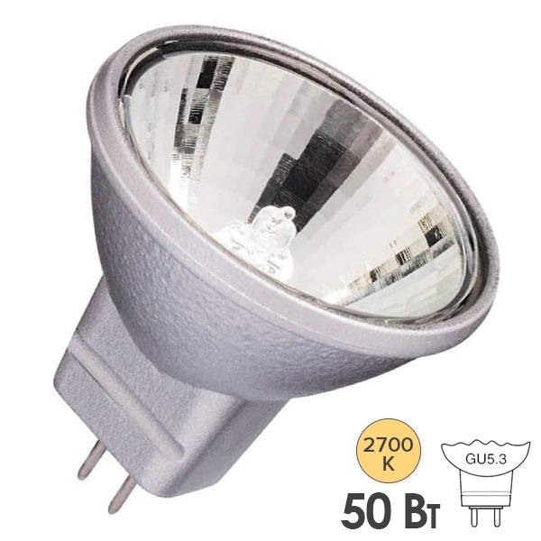 Лампа галогенная BLV Reflekto Fr/Silver 50W 40° 12V GU5,3 отражатель silver/серебристый