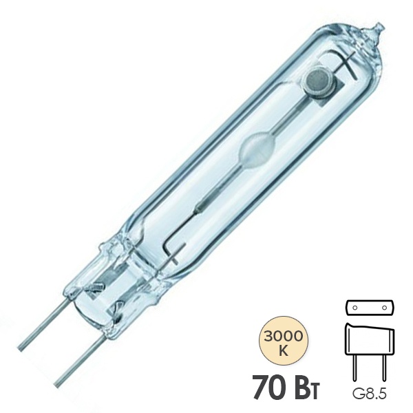 Лампа металлогалогенная Philips CDM-TC Elite 70W/930 3000K G8.5 (МГЛ)