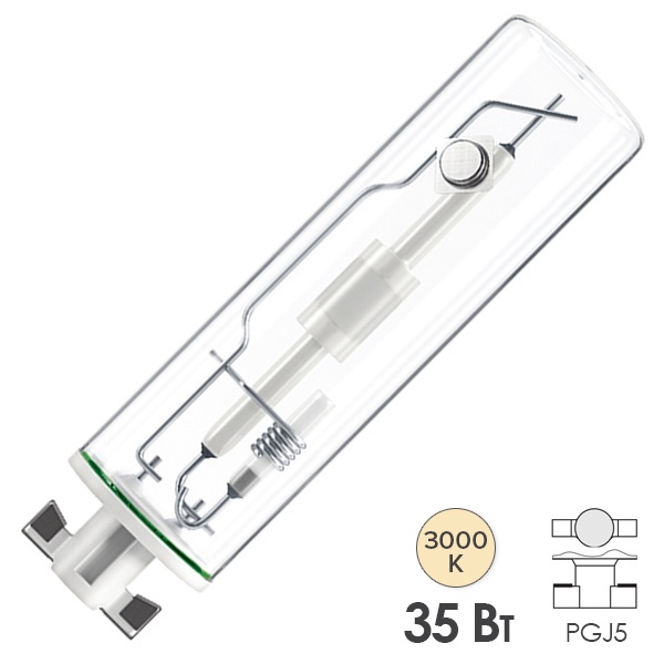 Лампа металлогалогенная Philips CDM-Tm Mini 20W/830 PGJ5 (МГЛ)