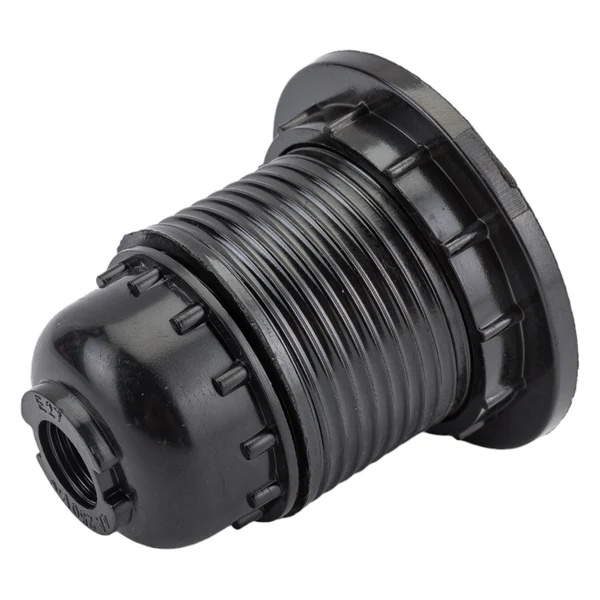 Патрон Е27 с прижимным кольцом карболитовый