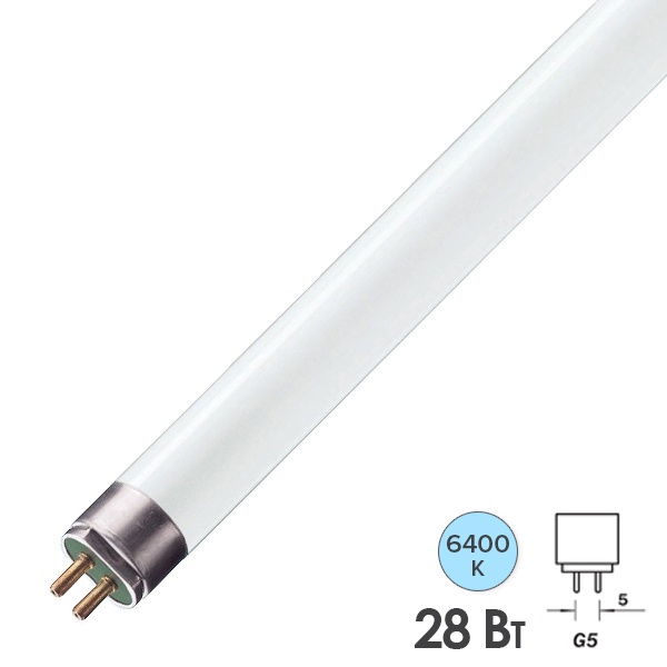 Люминесцентная линейная лампа Foton T5 LT5 28W 6400K G5 1149mm холодная