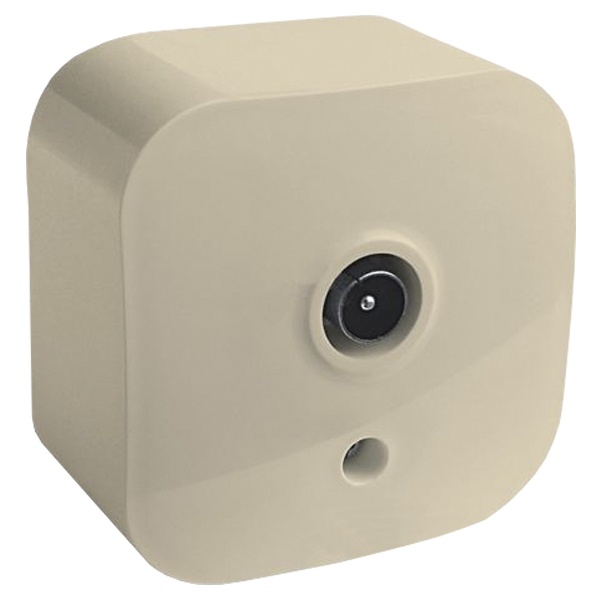 Накладная розетка телевизионная Legrand Quteo слоновая кость (бежевый)