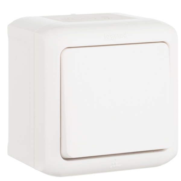 Выключатель Legrand Quteo IP44 белый