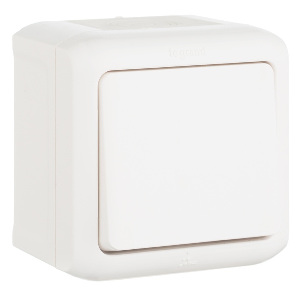 Переключатель Legrand Quteo IP44 белый