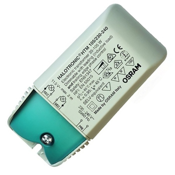 Трансформатор электронный Osram HTM-105W 220-12V для галогенных ламп