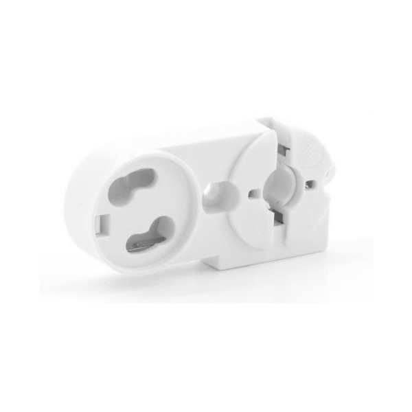 Патрон VS 47600 G13 со стартеродержателем торцевой под винт М3 для ламп T8