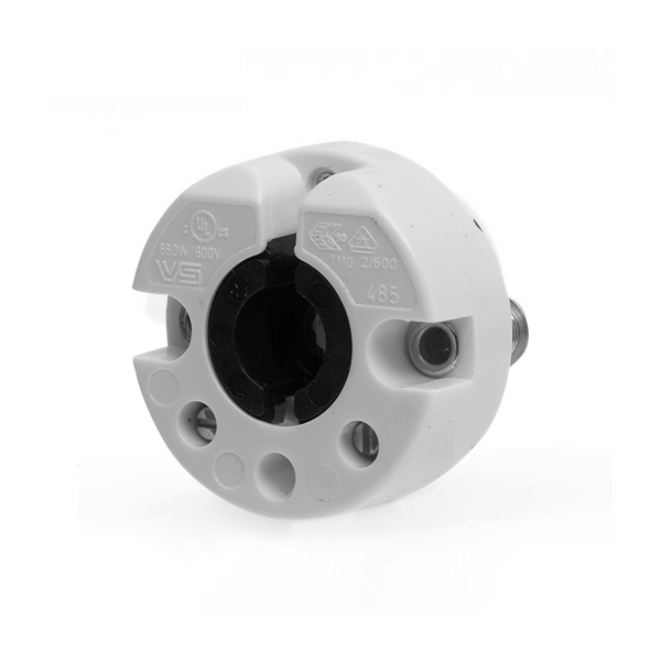 Патрон VS 48501 G13 встраиваемый подпружиненный под винт М3 для ламп T8