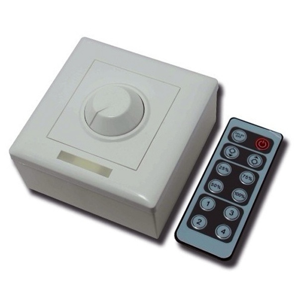 Диммер с ИК-пультом Foton 96W 12-24V для светодиодных лент